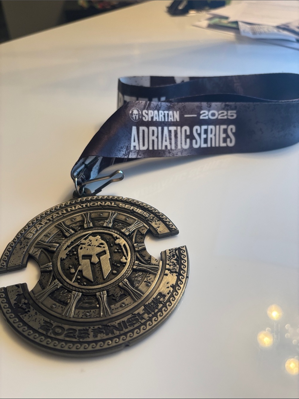 Spartan Adriatic National Series Beast Finisher Medal 2025